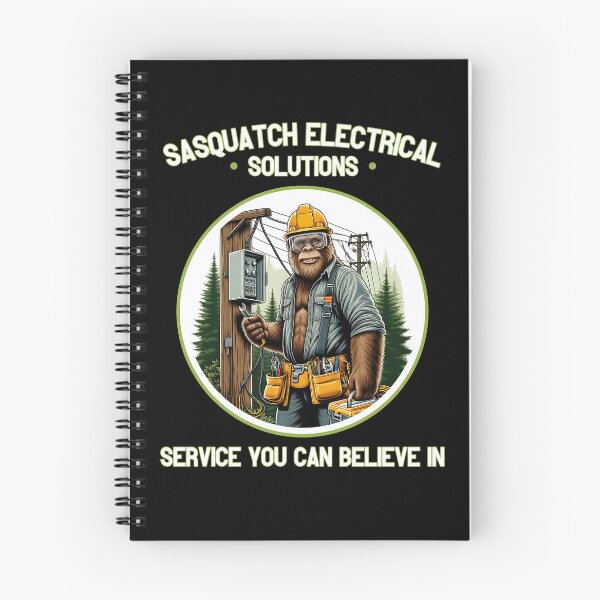 Item preview, Funny Electrician Bigfoot, Sasquatch Electrical designed and sold by LoveAudra.