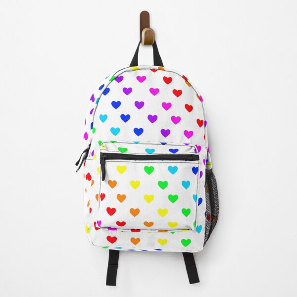 Item preview, Tiny Rainbow Pride Hearts on White designed and sold by BeJolley.