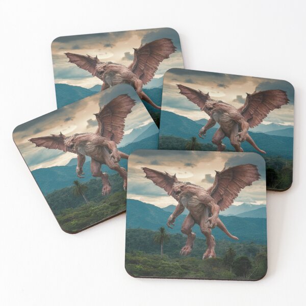 Item preview, Colossal, feathered flying monster titan, soaring through the dense forests  designed and sold by Titan33.