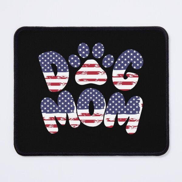 Item preview, Funny Dog Mom USA Flag designed and sold by YoungESC.