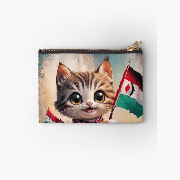 Item preview, "CAT PALESTINE " CAT HOLDING A FLAG  designed and sold by Obinne.