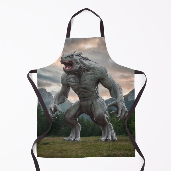 Item preview, Titan monster in the jungle with mountains and trees designed and sold by Titan33.