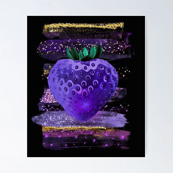 Item preview, Purple strawberry designed and sold by clarazen.