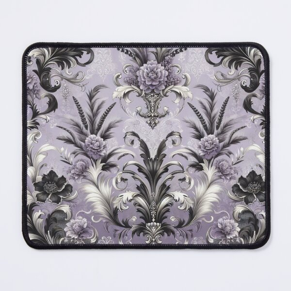 Item preview, Lavender, Silver & Black Damask designed and sold by DesignsByPrnces.