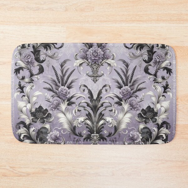 Item preview, Lavender, Silver & Black Damask designed and sold by DesignsByPrnces.
