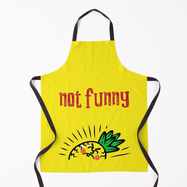 Item preview, Not Funny. Cute Quished Pineapple Fruit designed and sold by Rebel-Design.