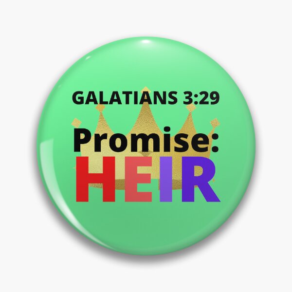 Item preview, Galatians 3:29 Promise: Heir (colored) designed and sold by MGonline.