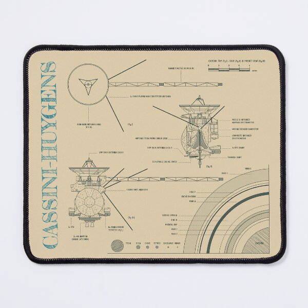 Item preview, Cassini-Huygens. Outer Planet Exploration Probes (Parchment) designed and sold by BGALAXY.