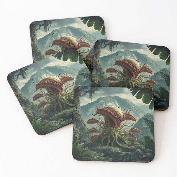 Item preview, Titan carnivorous plant in the jungle with mountains and trees designed and sold by Titan33.