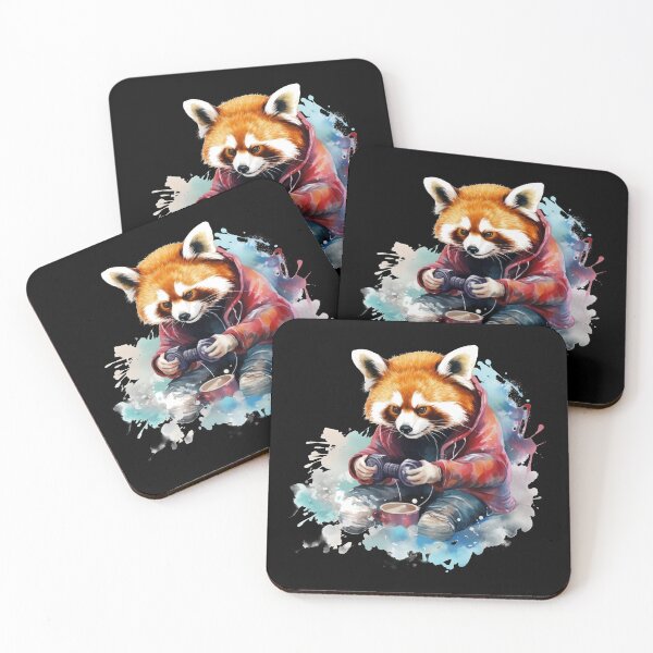 Item preview, Cute Red Panda Gamer Funny Gaming Red Panda Lover designed and sold by DrawHandArt.