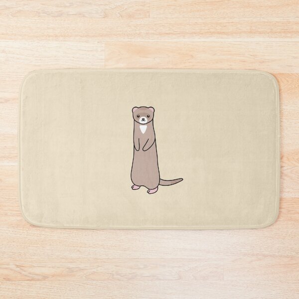 Item preview, cute chocolate ferret designed and sold by commondreamer.