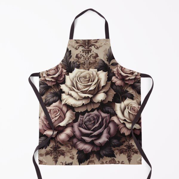 Item preview, Tan & Mauve Damask & Roses designed and sold by DesignsByPrnces.