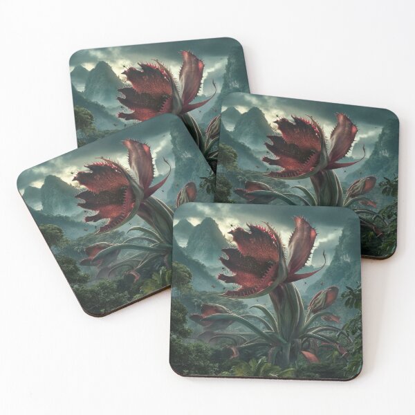 Item preview, Carnivorous titan flower in the jungle with mountains, and trees designed and sold by Titan33.