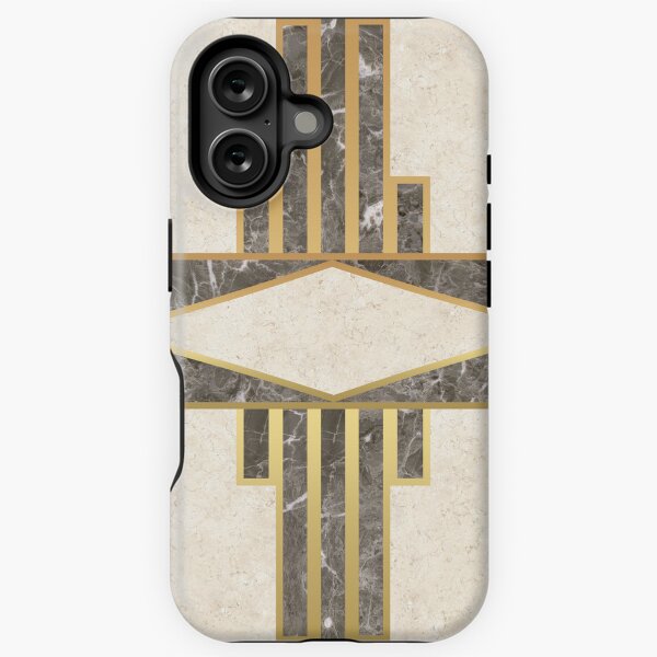 Luxurious gold and marble iPhone Tough Case