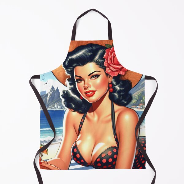 Aperçu de l'œuvre Maillot de bain vintage Pin-up créée et vendue par PulpVintage.