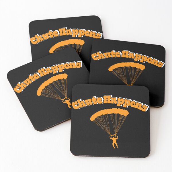 Item preview, Chute happens funny quote-For Skydiving fans designed and sold by CachoGlorious.