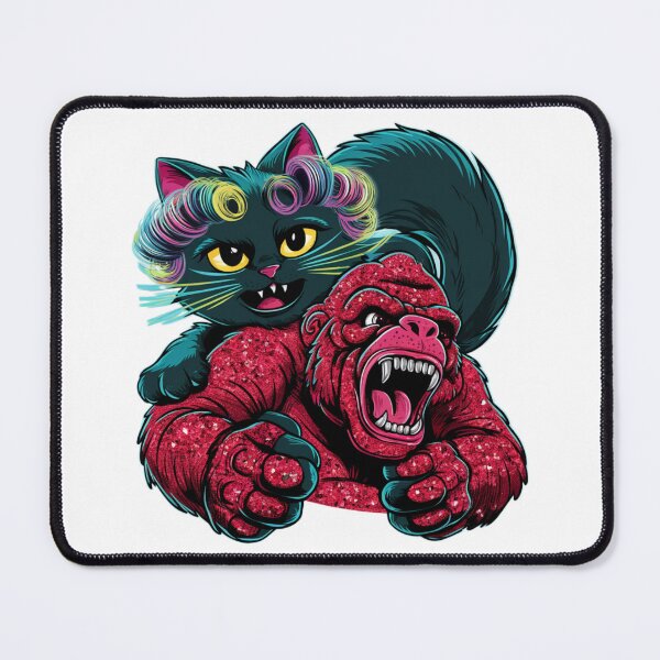 Item preview, Whisker Kong: A Neon Feline Fantasy designed and sold by CreativeJuneyB.