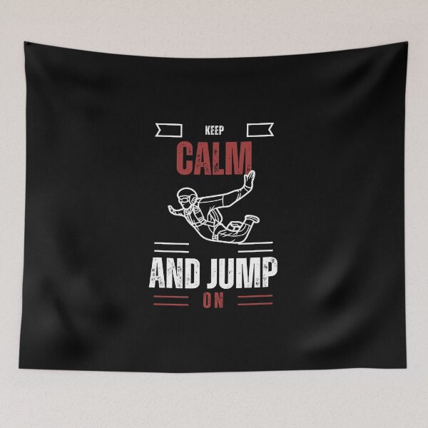 Item preview, Keep calm and jump on-For skydiving lovers designed and sold by CachoGlorious.