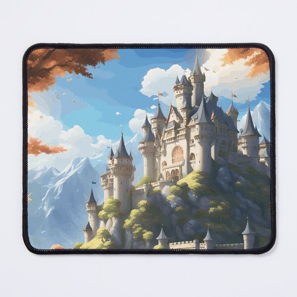 Item preview, Fantasy Anime Castle in Nature designed and sold by MoriFantasy.
