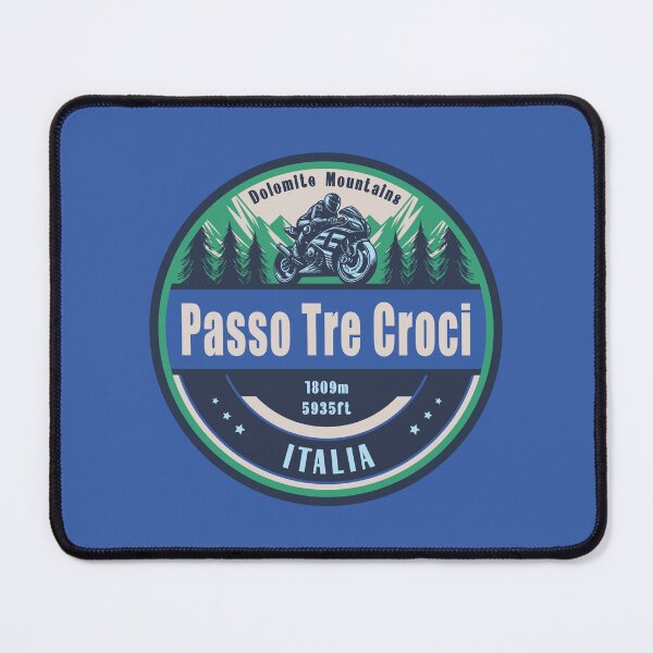 Item preview, Croci Pass Italy Motorcycling Mountain Design designed and sold by CynthiaGraphics.