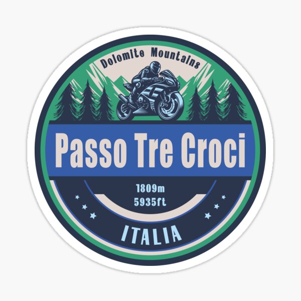 Item preview, Croci Pass Italy Motorcycling Mountain Design designed and sold by CynthiaGraphics.