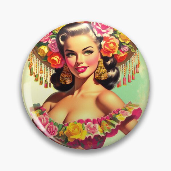 Item preview, Vintage Pin-up Painting designed and sold by PulpVintage.