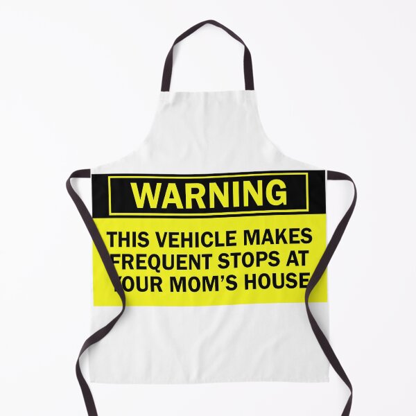 Item preview, Funny Warning, This Vehicle Makes Frequent Stops At Your Mom's House Bumper designed and sold by fanky-bumper.