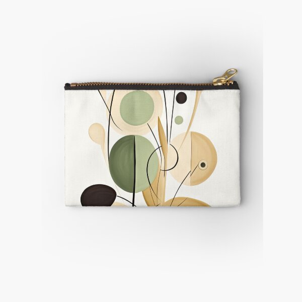 Item preview, Abstract botanical illustration featuring earthy toned circles and organic shapes designed and sold by Jerhus.