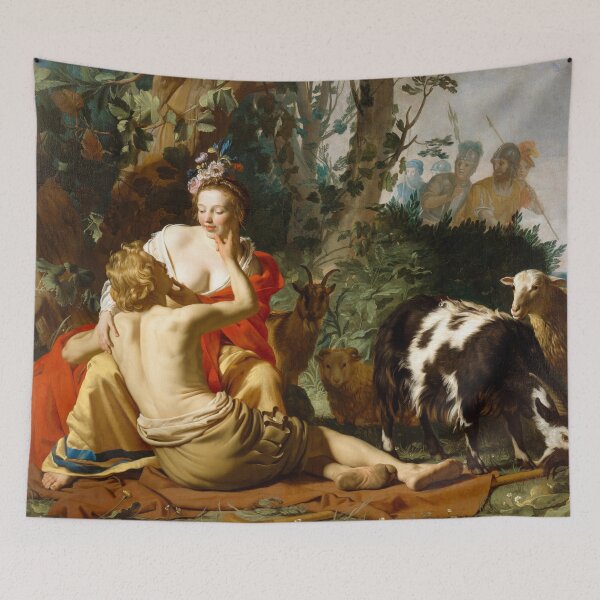 Item preview, Granida and Daifilo by Gerard van Honthorst Print designed and sold by TheSoulOfArt.