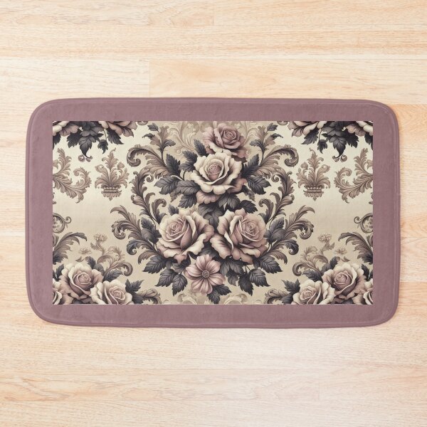 Item preview, Tan & Mauve Damask & Roses designed and sold by DesignsByPrnces.