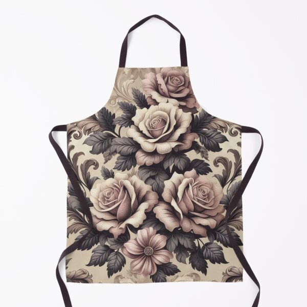 Item preview, Tan & Mauve Damask & Roses designed and sold by DesignsByPrnces.