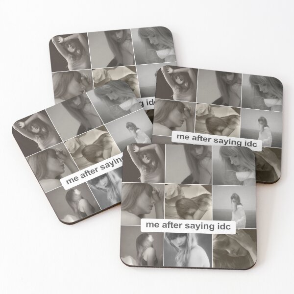 Item preview, me after saying idc - TTPD meme collage - Taylor Swift designed and sold by goldieavenue.