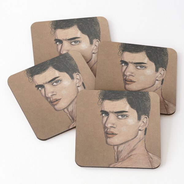 Item preview, Handsome Man Portrait designed and sold by sheelatewatia.