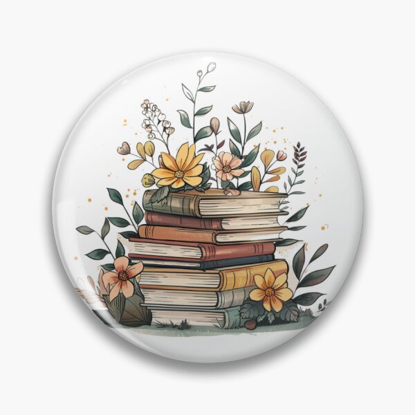Item preview, Books with Flower Elements designed and sold by NovelFinds.