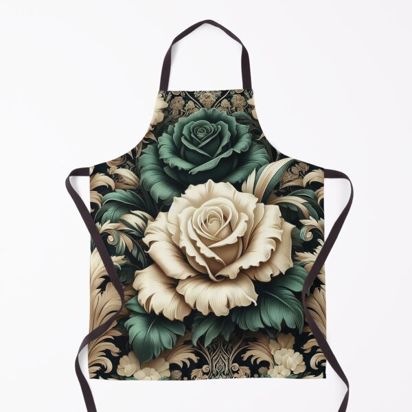 Item preview, Emerald Green & Tan Damask & Roses designed and sold by DesignsByPrnces.