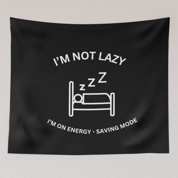 Item preview, Not Lazy designed and sold by CozyDots.