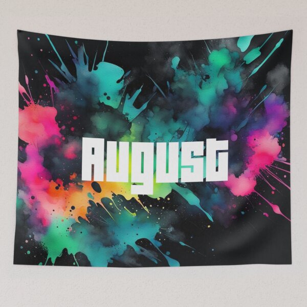 Item preview, Neon Ink Custom Name: August designed and sold by Gabriela McDaniel.