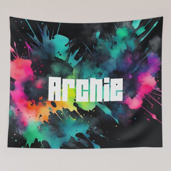 Item preview, Neon Ink Custom Name: Archie  designed and sold by Gabriela McDaniel.