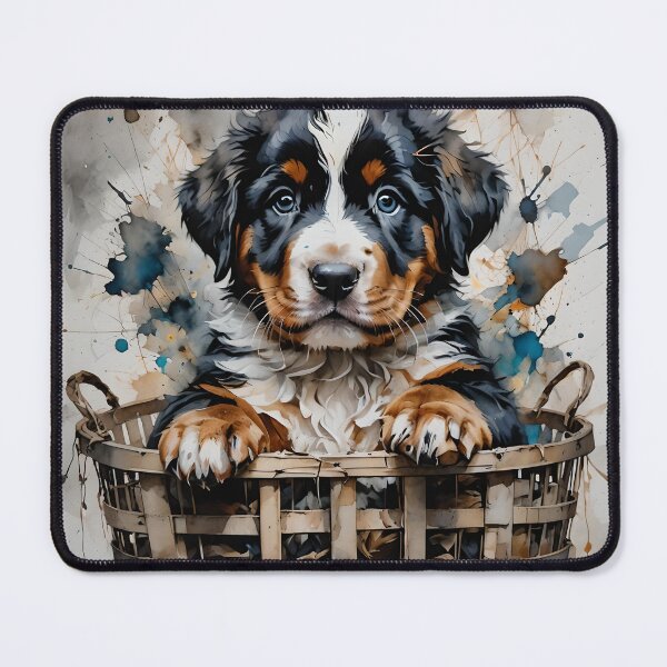 Item preview, Bernese Mountain berner puppy for dog lovers designed and sold by HappyVibesAlert.