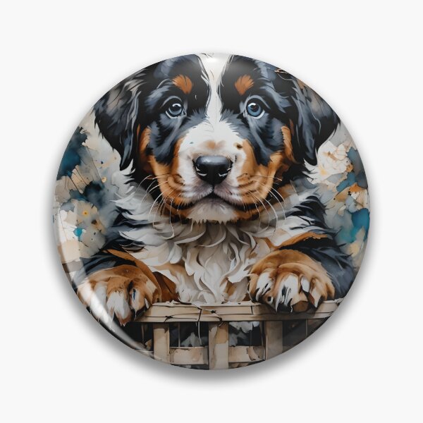 Item preview, Bernese Mountain berner puppy for dog lovers designed and sold by HappyVibesAlert.