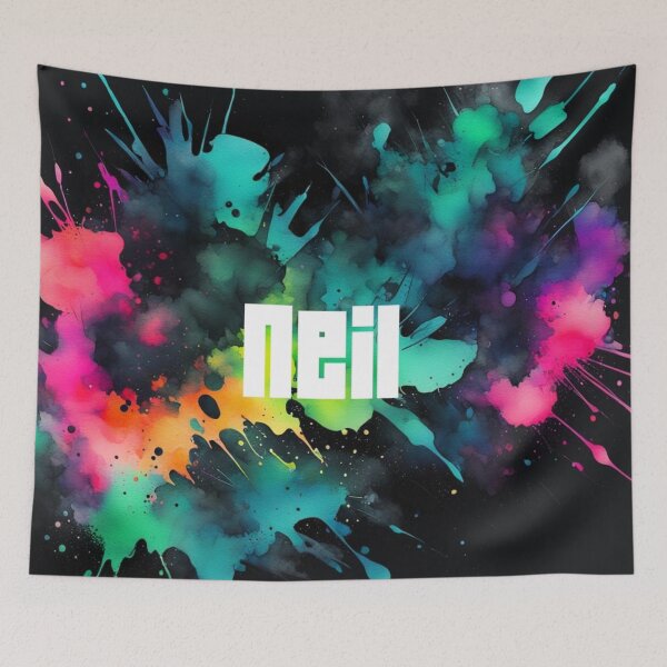 Item preview, Neon Ink Custom Name: Neil designed and sold by Gabriela McDaniel.