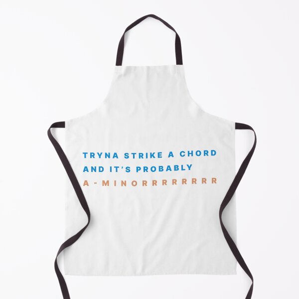 Item preview, Tryna Strike a Chord but it's probably A-minor  Artistic Modern Text (Kendrick Lamar Inspired Design Graphic) BLUE designed and sold by ZodiacGradient.