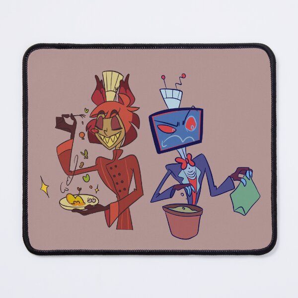 Item preview, Vox and Alastor cooking designed and sold by Sketchyliz-com.