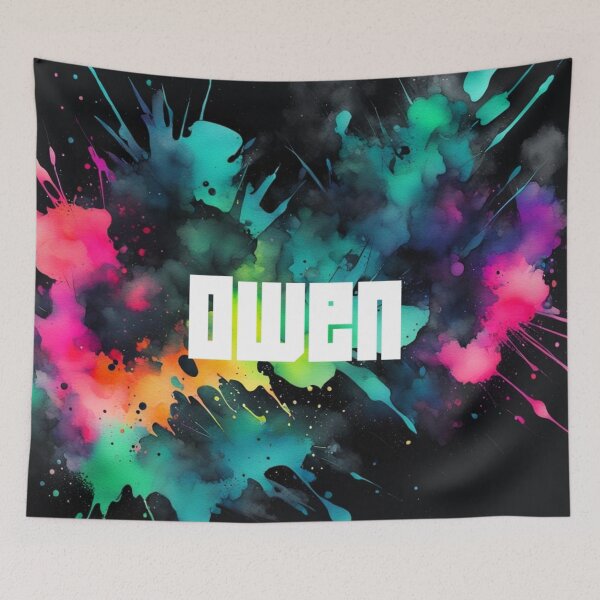 Item preview, Neon Ink Custom Name: Owen designed and sold by Gabriela McDaniel.