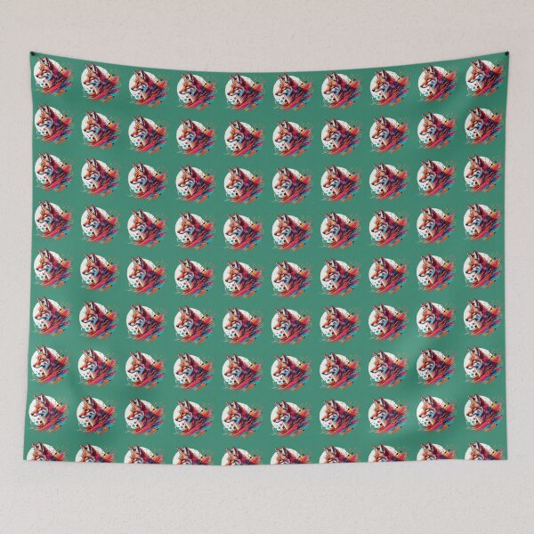 Item preview, cute and colorful Coyote designed and sold by Marcoshop10.