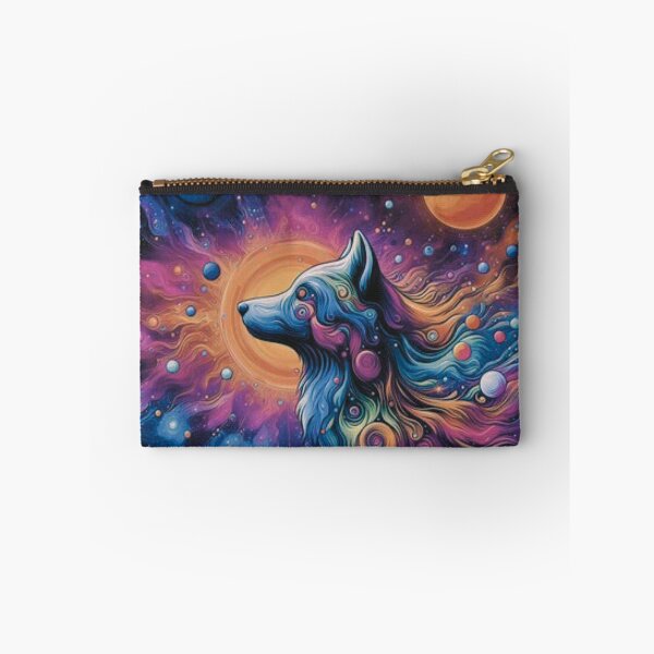 Item preview, Lunar Howl: Psychedelic Space Wolf Digital Art Collection designed and sold by ThingStore.