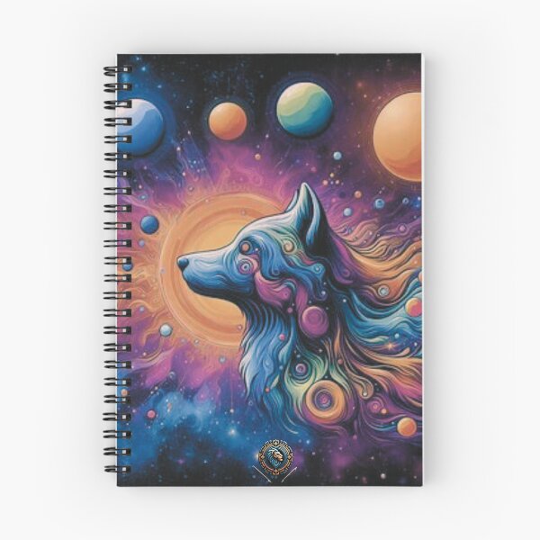 Item preview, Lunar Howl: Psychedelic Space Wolf Digital Art Collection designed and sold by ThingStore.