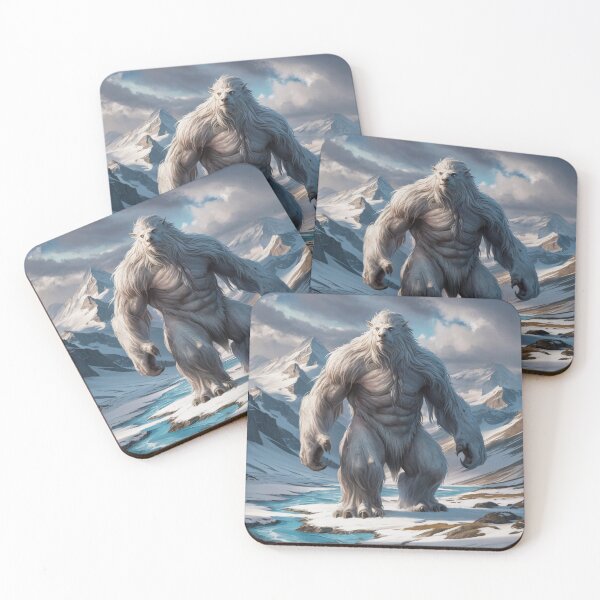 Item preview,  The Abominable Snowman, Titan, standing tall and imposing in the majestic Himalayan mountains. designed and sold by Titan33.