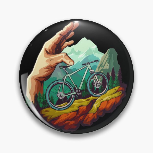 Item preview, mountain biker - MTB designed and sold by FlowersColorful.