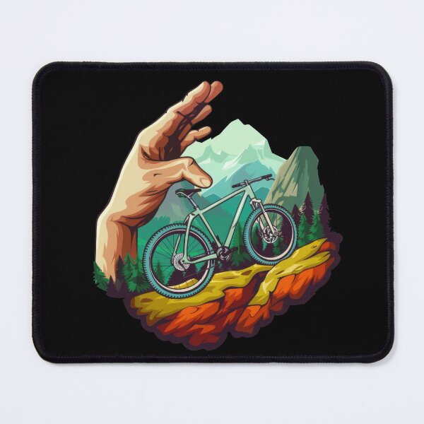 Item preview, mountain biker - MTB designed and sold by FlowersColorful.
